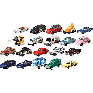 20ct Matchbox 1:64 Scale Die-Cast Toys (Cars, Buses, Fire, Construction or Police Vehicles) $15.40