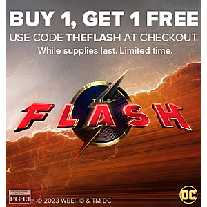 Fandango: Buy 1, Get 1 Free Movie Ticket for The Flash