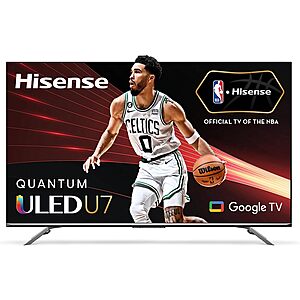 85" Hisense 85U7H Quantum ULED 4K 120Hz UHD Smart Google TV $1,498 + Free Shipping $1498