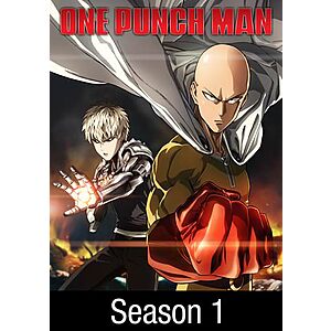 One-Punch Man, Season 1+2 Dub $7.99 each (iTunes) - $7.99