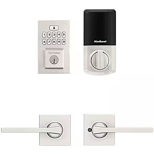 Kwikset SmartCode 260 Contemporary Electronic Deadbolt Keypad w/ SmartKey Security & Casey Passage Lever (2 colors) $89.99 + Free Shipping