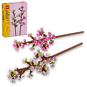 430-Piece LEGO The Botanical Collection Cherry Blossoms + $2 Walmart Cash $11.99 & More