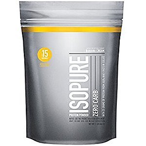 1-lb Isopure Zero Carb 100% Whey Protein Isolate Powder (Banana Cream) for $9.94 w/ S&S & More