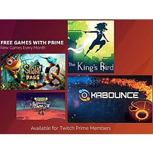 Twitch Prime: PC Digital Downloads: Star Vikings Forever, The King's Bird, Kabounce & Snake Pass Free