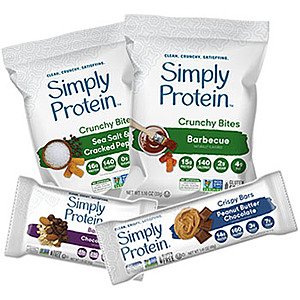 Free SimplyProtein Single Bar or Chips from Giant Food Stores or Martin's Foods (Digital Coupon)