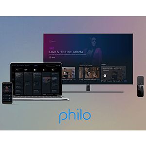 Free month of Philo streaming service