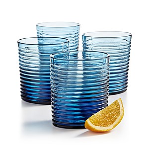 41.6-Oz Martha Stewart Decanter $7.64, 2-Piece Hotel Collection Bedside Carafe Set $9.34, 4-Piece The Cellar Blue Ribbed Highball Glasses $5.94, More + FS on $25+