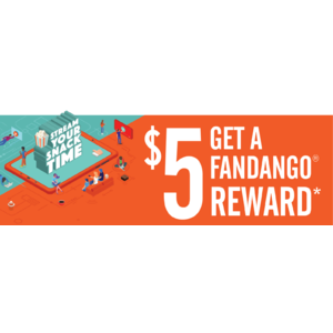Free $5 Fandango or FandangoNOW credit w/ Purchase of $15+ of Participating Snack Food Products