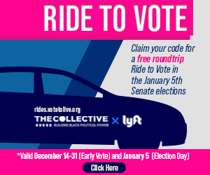 Georgia: Up to a $30 Credit for Roundtrip Lyft Ride to & from the Polls for Early Voting (from now until Dec 31st) or Election Day (Jan 5th). Uber Free Ride too.