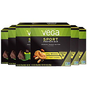 24 assorted vega protein bars for $5.99 (6 x 4pk)