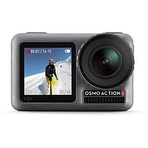 DJI Osmo Action 4K Camera w/ Charging Kit (2 Extra OEM Batteries) $199