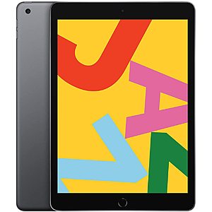 128GB Apple iPad 7th Gen 10.2" WiFi Tablet (2019 Model, Space Gray) $330 + Free Shipping