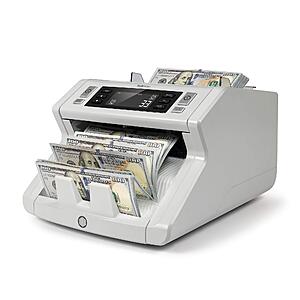 Safescan 2210 Money Counter Machine w/ Counterfeit Detection, Multi-Currencies, Add/Batch Modes, LCD-Display, High-Speed Counts Sorts 1,000 bills per min $85.55 Amazon
