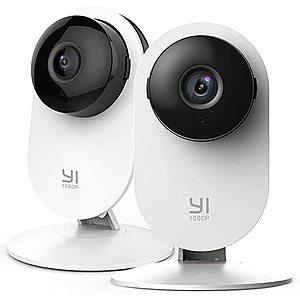 KAMI 2pc Security Home Camera, 1080p WiFi Smart Wireless Indoor Nanny IP Cam with Night Vision, $34.99 + Free Shipping