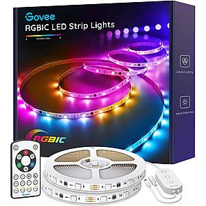 Govee RGBIC LED Strip Lights with Remote Controller, 11 Scene Modes and 6 Brightness Color Changing, 16.4FT - $11.89 + Free Shipping w/ Prime or Orders $25+