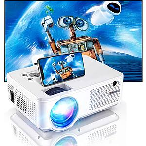 BOMAKER HD Outdoor WiFi Mini Projector, Wireless Movie Projector for Smartphone, Native 1280x800P, 1.2 Short Throw, 100” Display $70.99 + Free Shipping