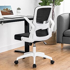 ComHoma White Mesh Ergonomic Office Desk Chair for $65.99 + Free Shipping