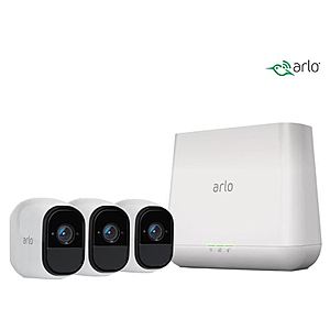 Arlo Pro 3-Cam Wireless System Rechargeable Battery Powered for $229.99 @ Newegg.com