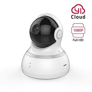 YI Dome Camera, 1080p Indoor Pan/Tilt/Zoom Wi-Fi 2.4G IP Security Surveillance System with 24/7 Emergency Response $29.99 + FS