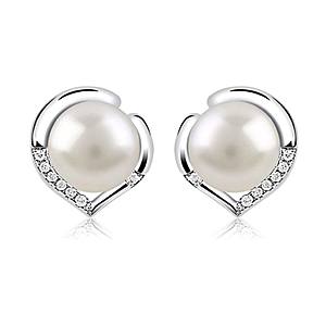 Pearl Earrings & Pendant Necklace Sterling Silver 10 Items for $12 + Free Shipping
