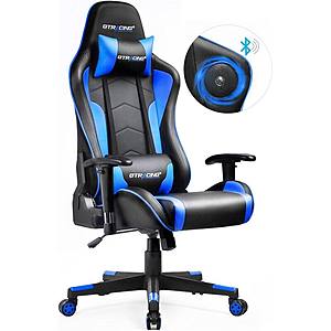 GTRACING 2021 Racing Music Gaming Chair with Bluetooth Speakers for $179.99 + Free Shipping