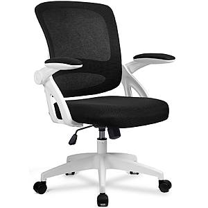 ComHoma Ergonomic Office Mesh Computer Chair w/ Flip Up Armrests, Lumbar Support for $76.49 + Free Shipping