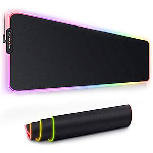 GTRACING Large RGB Gaming Mouse Pad Extended Soft LED with 12 Lighting Modes, 31.5" x 12" for $16.19 + Free Shipping