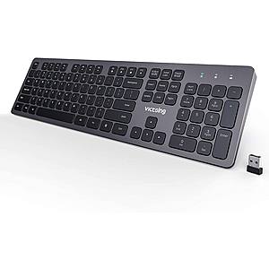 VicTsing Wireless Computer Keyboard - $10.40 + Free Shipping