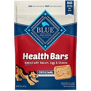 16-Oz Blue Buffalo Dog Health Bars (Bacon, Egg & Cheese) $2.25