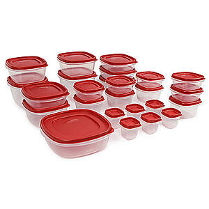 Sam's Club Members: 50-Pc Rubbermaid Easy Find Lids Food Storage Set $10 + Free Shipping