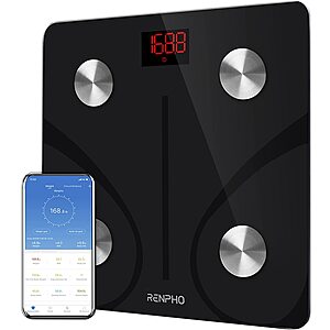 Renpho BMI Smart Digital Weight Scale w/ Smartphone Bluetooth App Sync $17.50 + Free Shipping w/ Amazon Prime or Orders $25+