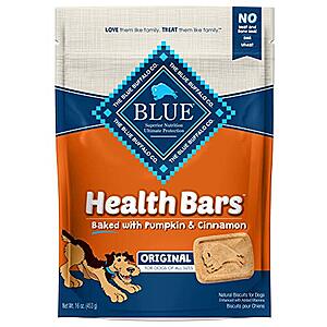 16-Oz Blue Buffalo Health Bars Crunchy Dog Treats Biscuits (Various Flavors) $3.25 w/ Subscribe & Save