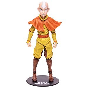7" McFarlane Toys Avatar The Last Airbender Aang Avatar State Gold Label Action Figure $6.48 + Free Shipping w/ Prime or on $25+