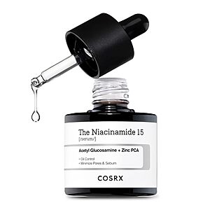 COSRX Skincare: 0.67-Oz Niacinamide 15% Face Serum $9.62, 3.52-Oz Snail Mucin 92% Gel Cream $10.29 w/ S&S & More + Free Shipping w/ Prime or Orders $35+