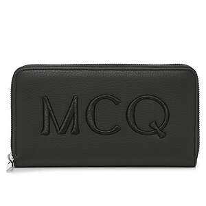 MCQ by Alexander McQueen: Logo Stitched Leather Wallet or Wristlet $50, Women's Swallow High-Top Sneakers $40 & More + Free Shipping