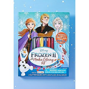 Justice Extra 60% Off Clearance: Disney Frozen 2 Marker Coloring Kit $3.20, 50" x 60" Polka Dot Blanket $5.20 & More + Free Shipping $25+