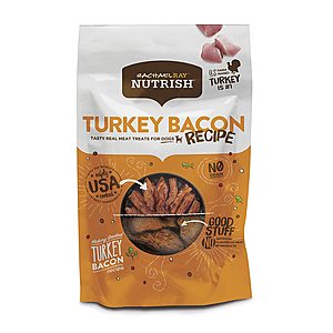 12-Oz Rachael Ray Nutrish Real Meat Dog Treats (Turkey Bacon Recipe) $3.75 w/ S&S + Free Shipping w/ Amazon Prime or Orders $25+