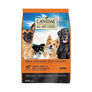 30-Lbs Canidae All Life Stages Multi-Dog Dry Dog Food (Various) $26.10 w/ S&S + Free S&H