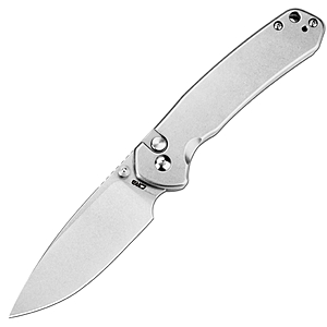 25% Off CJRB Pyrite Button Lock Folding Knife Steel Handle AR-RPM9 Blade, Free Shipping and No Tax - $45.99