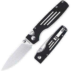 50% Off Kizer Original Button Lock Folding Pocket Knife with 154CM Blade and G10 Handle