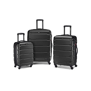 Samsonite Omni PC Hardside Expandable Luggage 3-Piece Set(Black) for $189.99 + $6 Shipping