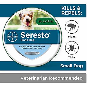 Seresto 8-Month Flea & Tick Prevention Collar for Dog or Cat