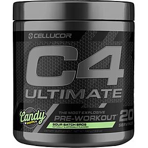 60-Servings C-4 Ultimate Pre-Workout (sour batch bros) + 24-Count Bodybuilding Signature Protein Bars $75.58 + Free Shipping