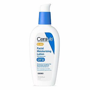 3-oz CeraVe AM Facial Moisturizing Lotion (SPF 30) $7.50 w/ Subscribe & Save