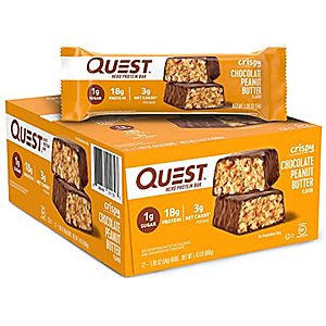 12-Count 1.9-Oz Quest Nutrition Hero Protein Bar (Chocolate Peanut Butter) $5.81 + Free Shipping w/ Prime or on $25+
