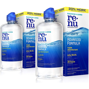 2-Pack of 12oz Bausch + Lomb ReNu Contact Lens Solution $7.60 w/ Subscribe & Save