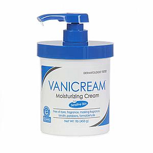 16oz Vanicream Moisturizing Skin Cream with Pump $9.40 w/ S&S & More + Free S&H