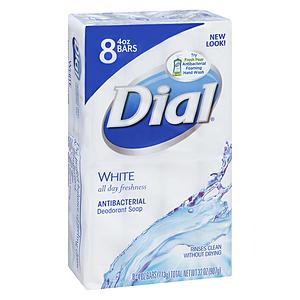 16-Count 4-Oz Dial Antibacterial Deodorant Bar Soap (Various) $5 + Free Store Pickup at Walgreens