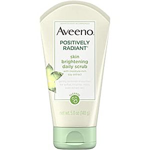 5-Oz Aveeno Positively Radiant Skin Brightening Daily Facial Scrub $2.14 w/ S&S + Free Shipping w/ Prime or on $25+ (Select accounts: $1 Digital Credit w/ No-Rush Shipping)