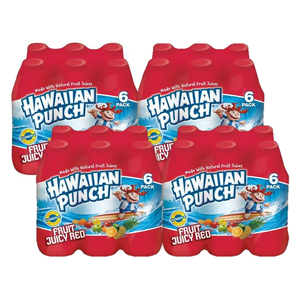 24-Pack of 10-Oz Hawaiian Punch (Fruit Juicy Red) $5.26 w/ S&S + Free Shipping w/ Prime or on $25+